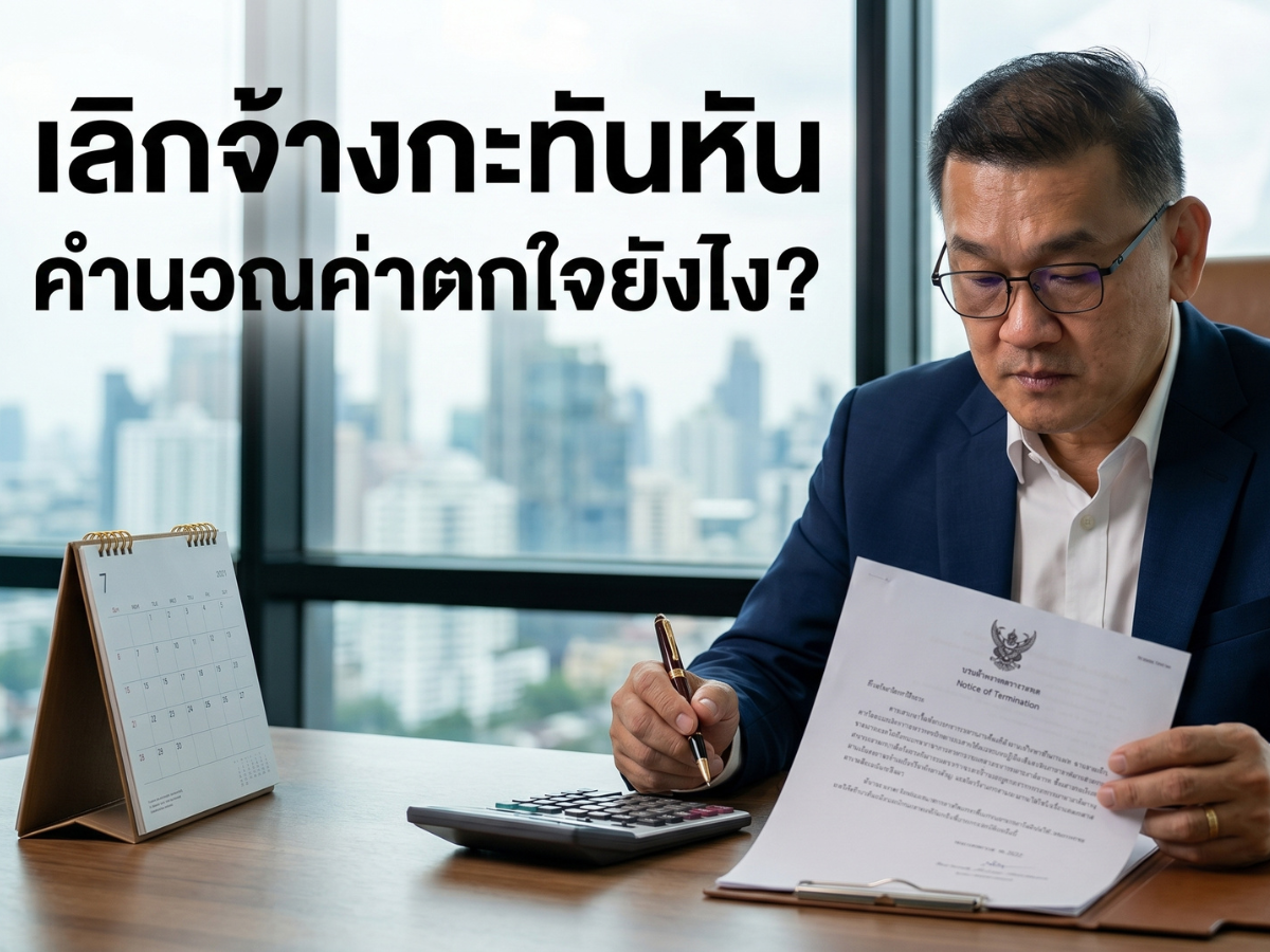 ค่าตกใจคืออะไร? คำนวณยังไงให้ถูกตามมาตรา 17/1 ฉบับคนทำงานเข้าใจง่าย
