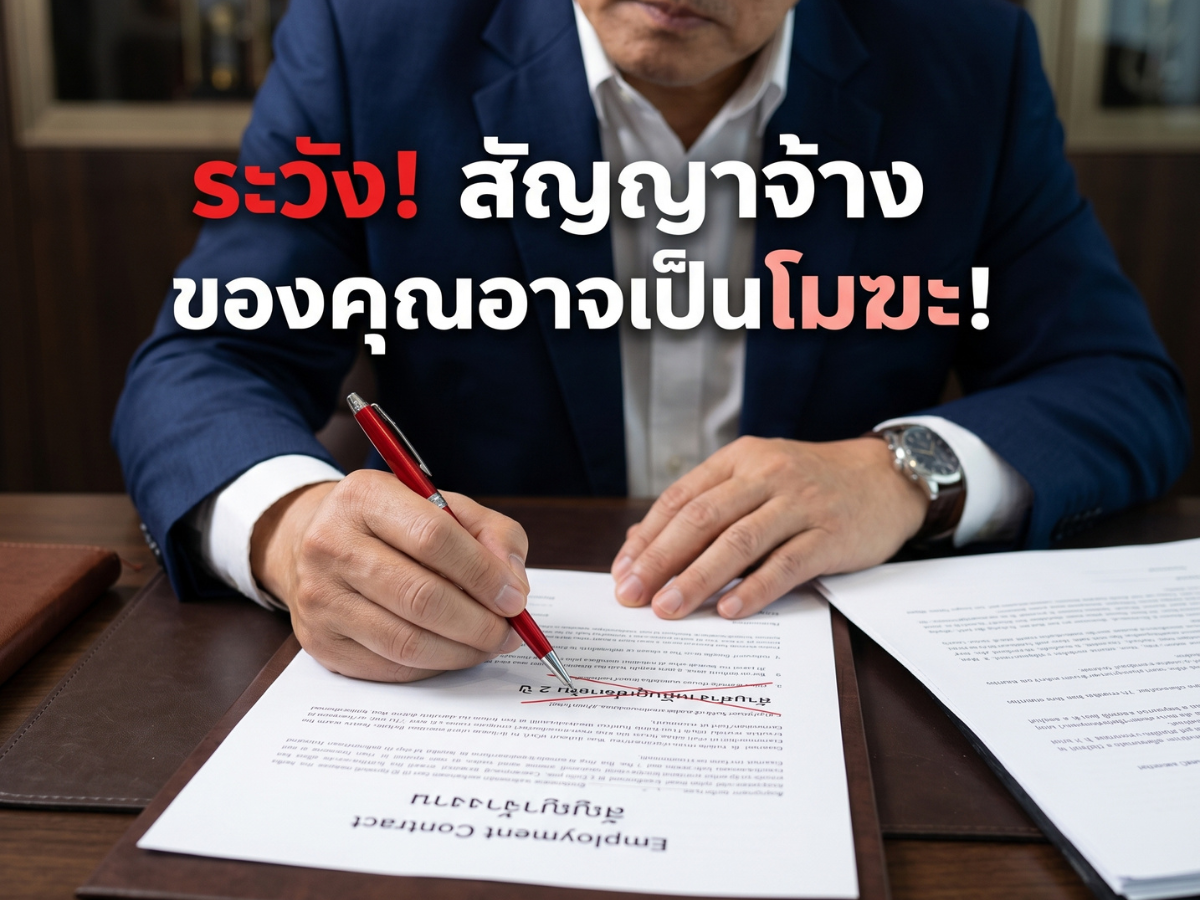 สัญญาจ้างงานที่รัดกุม ต้องมีข้อตกลงอะไรบ้าง และ 4 ข้อที่นายจ้างห้ามเขียนเด็ดขาด