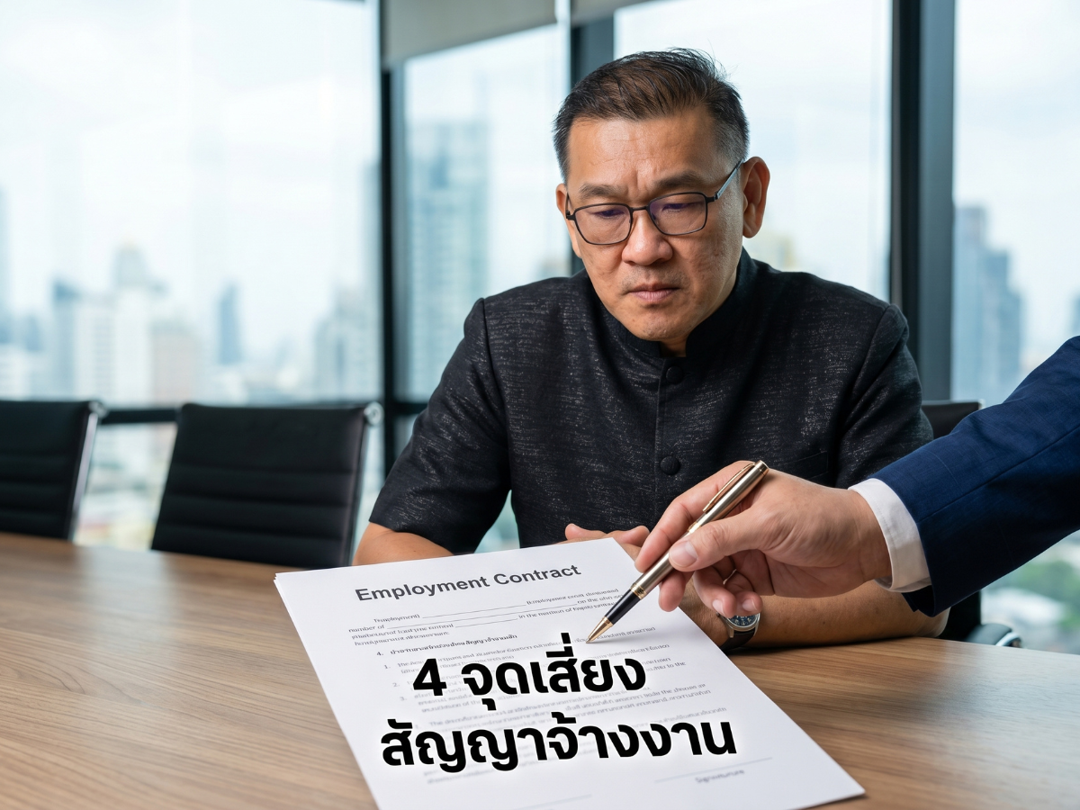 4 ประเด็นเสี่ยงในสัญญาจ้างงาน ย้ายที่ทำงาน WFH เงินประกัน และค่าอบรม ที่นายจ้างมักพลาด