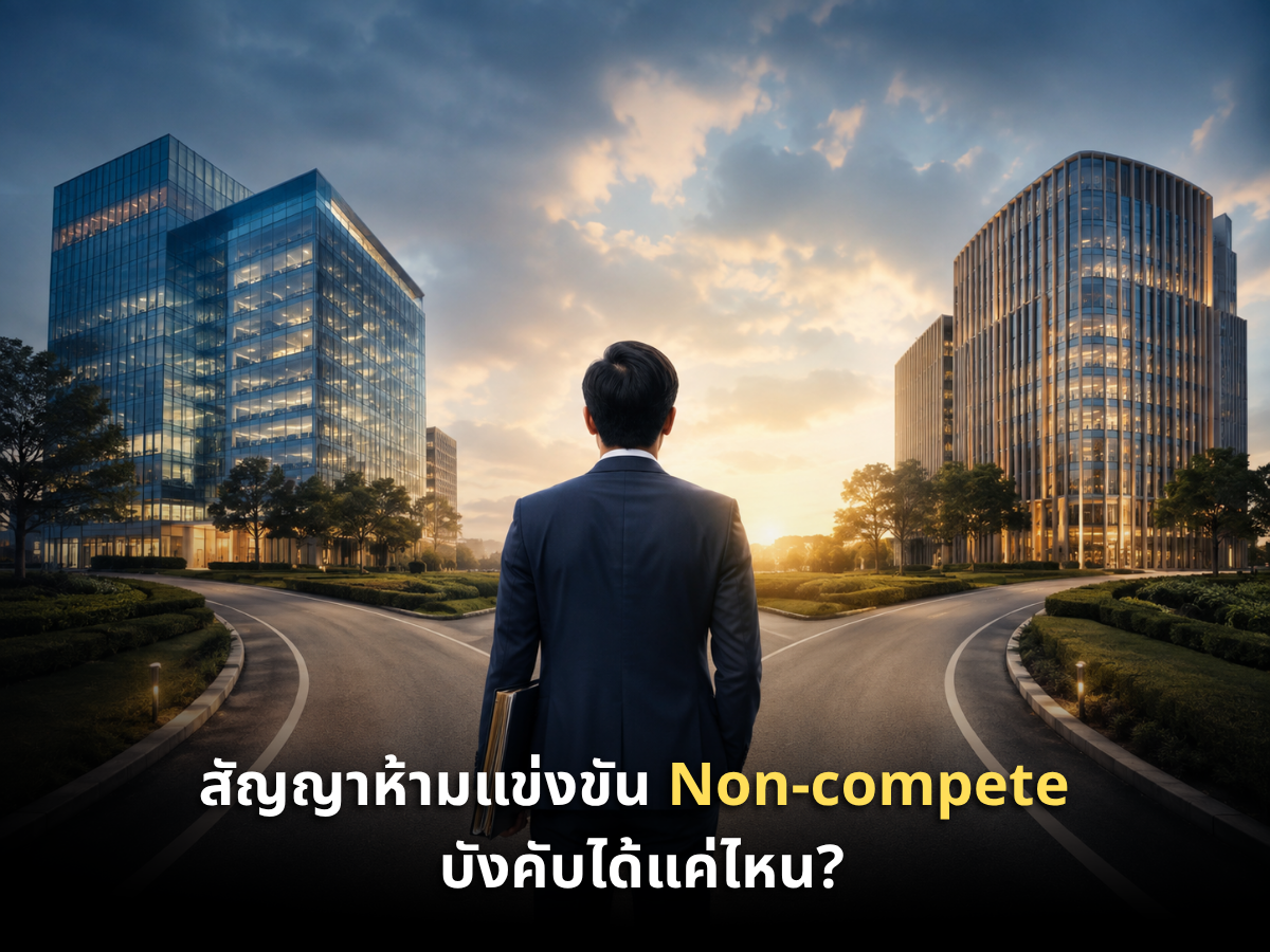 สัญญาห้ามแข่งขัน Non-compete บังคับได้แค่ไหน