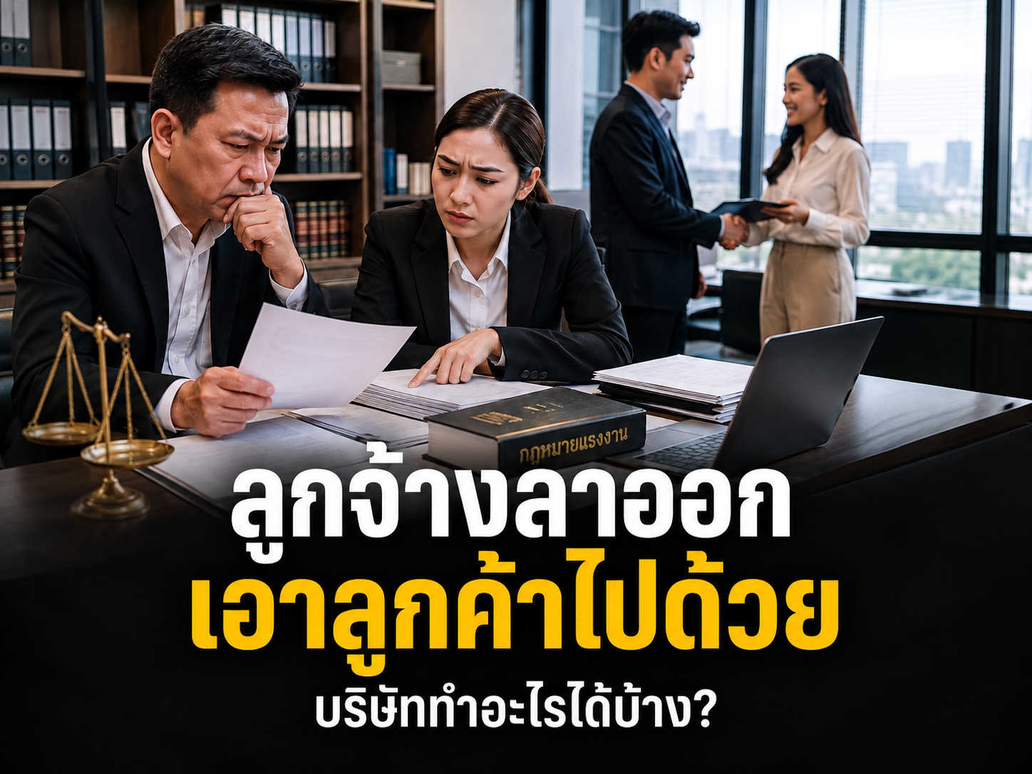 ลูกจ้างลาออกเอาลูกค้าไปด้วย บริษัททำอะไรได้บ้าง? บทเรียนจากฎีกา 1323/2560