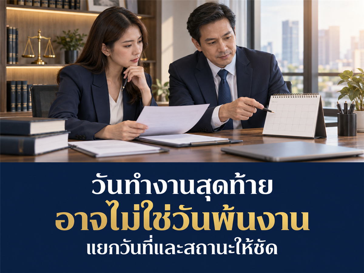 วันสุดท้ายในตำแหน่ง วันทำงานสุดท้าย และวันสิ้นสุดการจ้างไม่ตรงกัน เสี่ยงเข้าใจผิดเรื่องใดบ้าง?