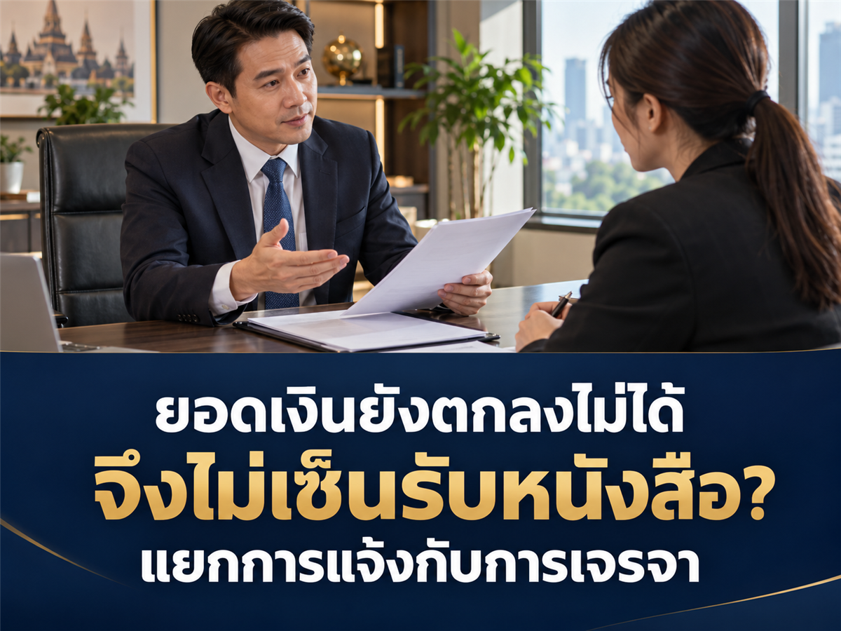 ผู้บริหารปฏิเสธรับเอกสารเพราะยอดเงินยังไม่ตกลง ควรแยกการแจ้งเลิกจ้างออกจากการเจรจาอย่างไร?
